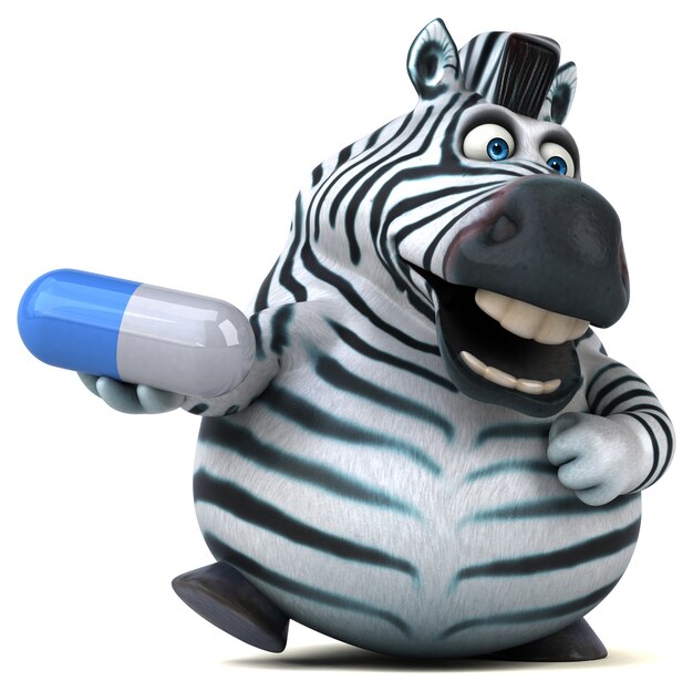 Leuke zebra illustratie