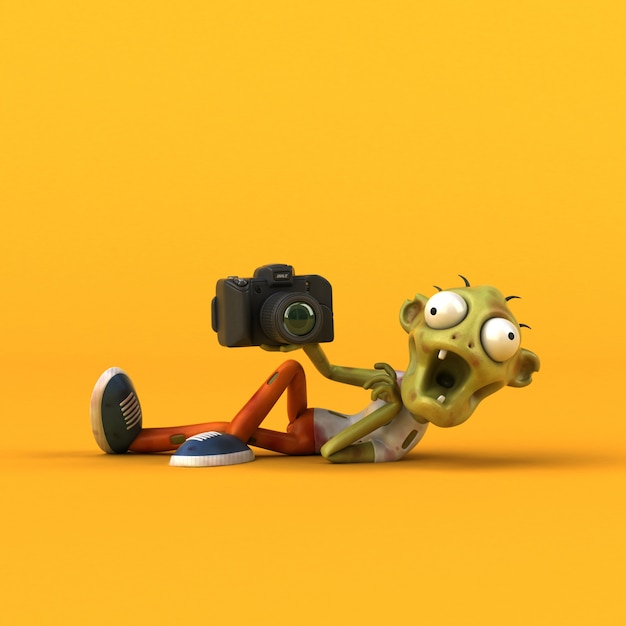 Foto leuke zombie-animatie