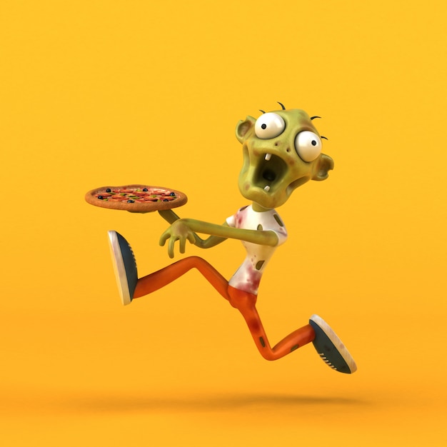 Foto leuke zombie-animatie