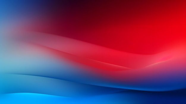 Levendige abstracte achtergrond met dynamische rode en blauwe golven voor Eyecatc