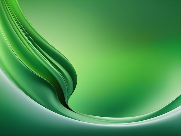 Levendige groene kleur golf abstracte stijlvolle foto achtergrond