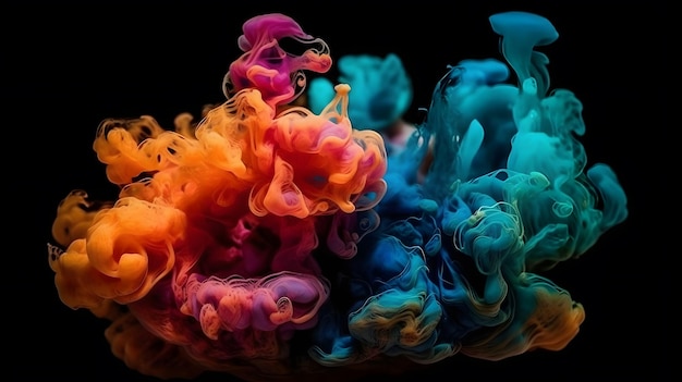 Levendige kleurenexplosie