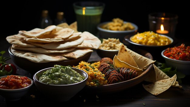 Levendige Mexicaanse Fiesta met Tacos en Guacamole