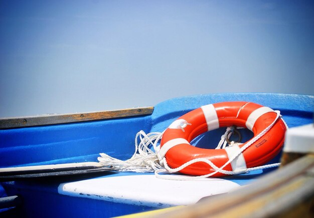 Foto levensring op een boot