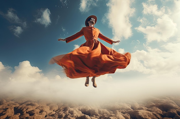 Levitation magic capture subjects appearing to float in midair using creative editing and props
