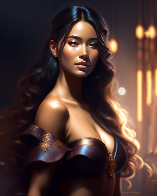 Lexica Style Artwork ai created image of the woman lexica art ai images beautiful woman