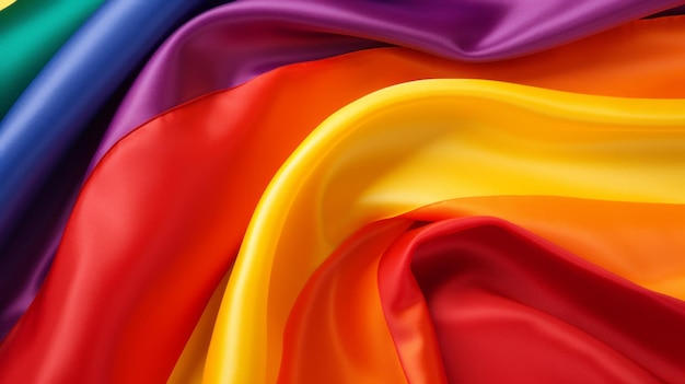 LGBT flag background in LGBT rainbow colors Diversity and equal rights