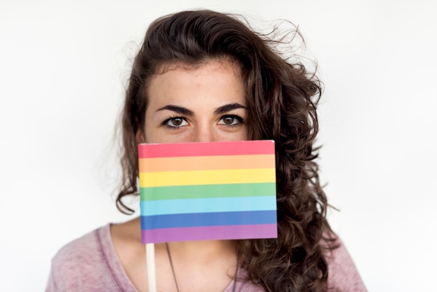 ЛГБТ-гей-прайд Красочная гомосексуальная концепция