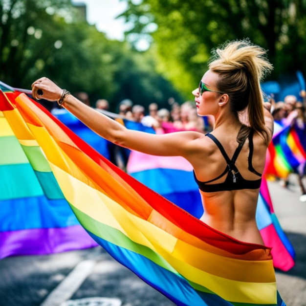 LGBT Pride Day-vrouw