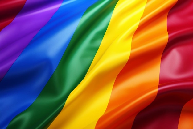 Photo lgbt pride month in june lesbian gay bisexual transgender celebrated annual lgbt flag