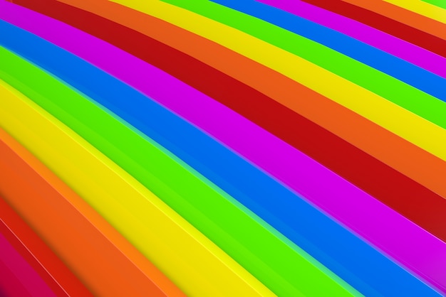 lgbt rainbow color curve panel background.