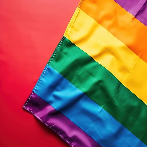 Photo lgbtq flag background