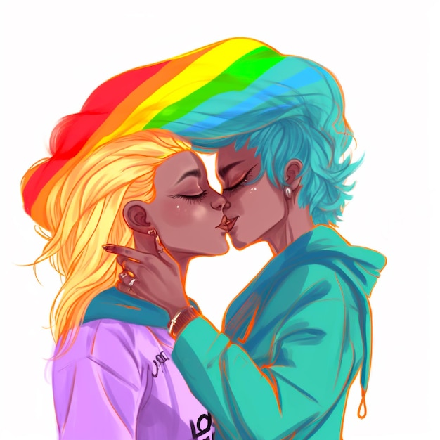 Photo lgbtq love illustration