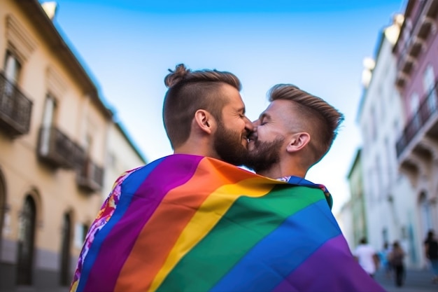 lgbtq photos couple mans kissing