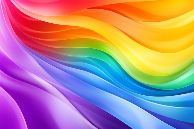 LGBTQ pride flag Beautiful illustration picture Generative AI