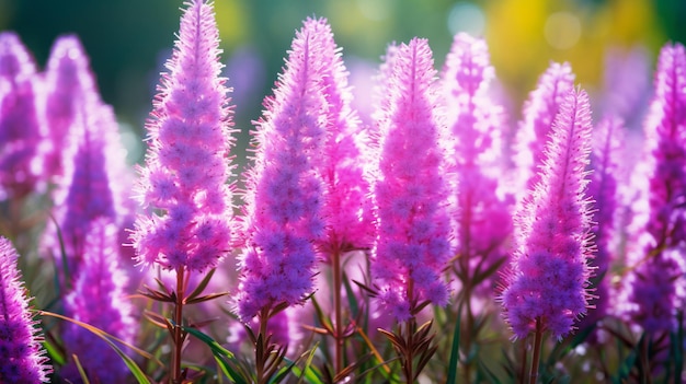 Liatris flowers high quality image in garden