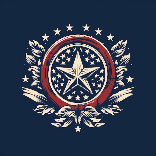 Foto logo liberty luxe per prodotti premium per il giorno dell'indipendenza americana
