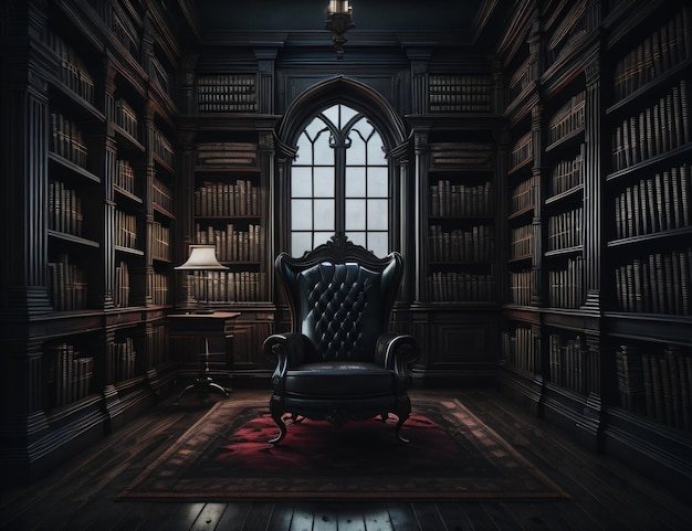 The library in the dark