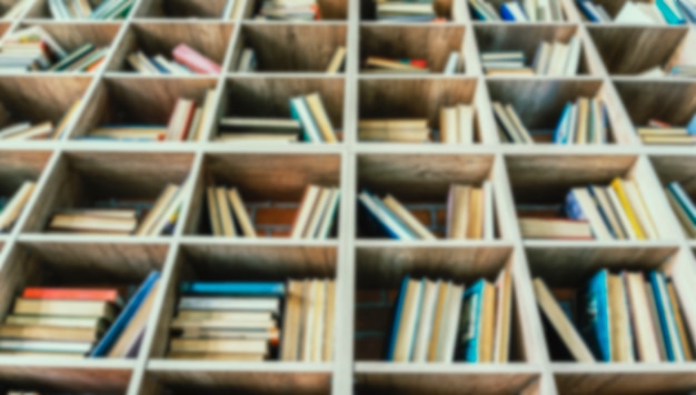 library shelves