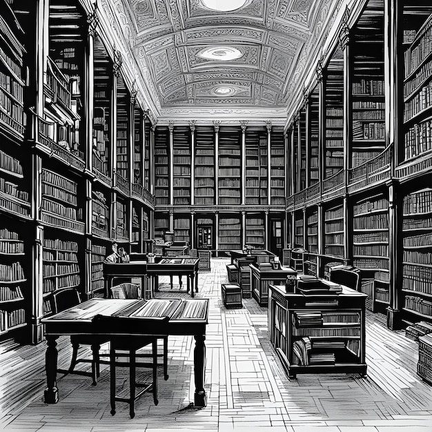 Foto la biblioteca.