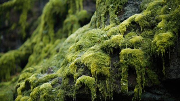 LichenCovered Rock Formation