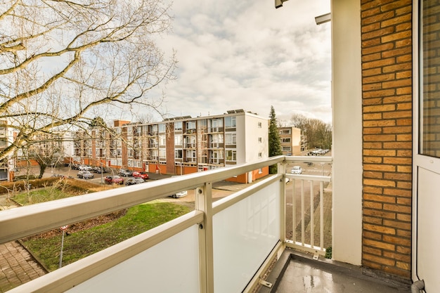 Licht balkon met prachtig uitzicht