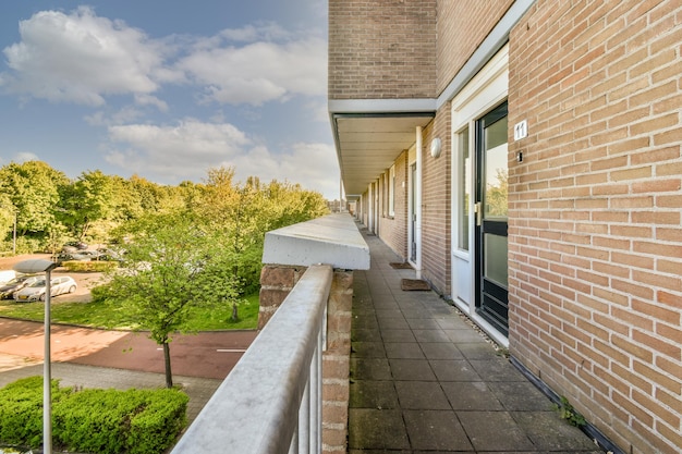 Licht balkon met prachtig uitzicht