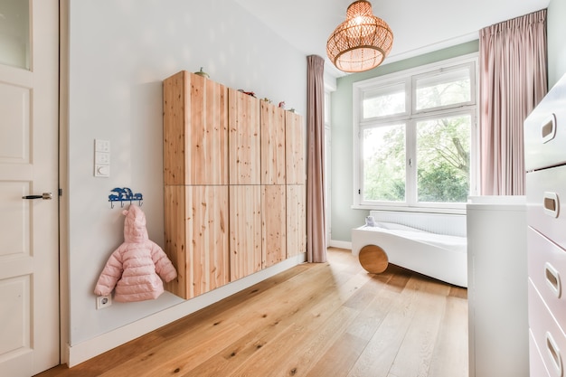 Licht interieur van een luxe huis