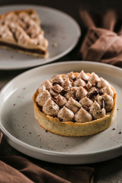 licht luchtig dessert van hazelnootsabel