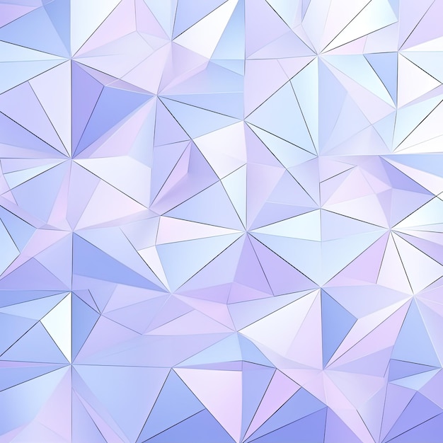 licht paars licht wit hemelblauw driehoekige vormen in de stijl van raster abstracte geometrische