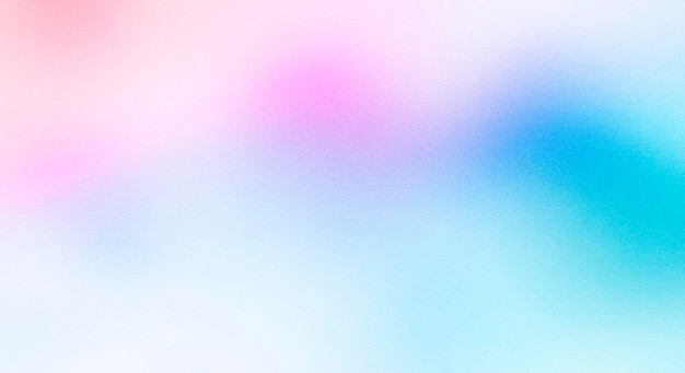Licht pastel gradiënt achtergrond met roze blauw en wit luchtig en delicaat abstracte ruis textuur banner header webontwerp kopieerruimte