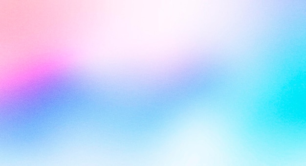 Licht pastel gradiënt achtergrond met roze blauw en wit luchtig en delicaat abstracte ruis textuur banner header webontwerp kopieerruimte