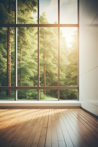 Lichte en luchtige kamer met uitzicht op het bos