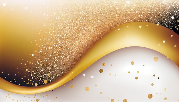 Lichte kerst gouden luxe glitter achtergrond