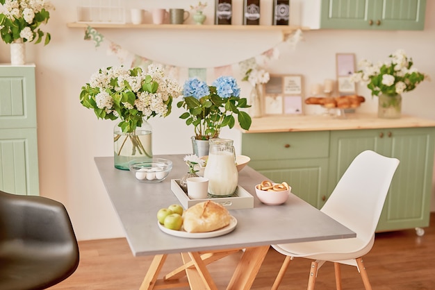 lichte keuken in loftstijl