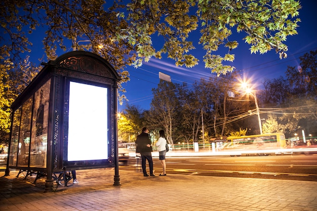 Lichte reclamestraat