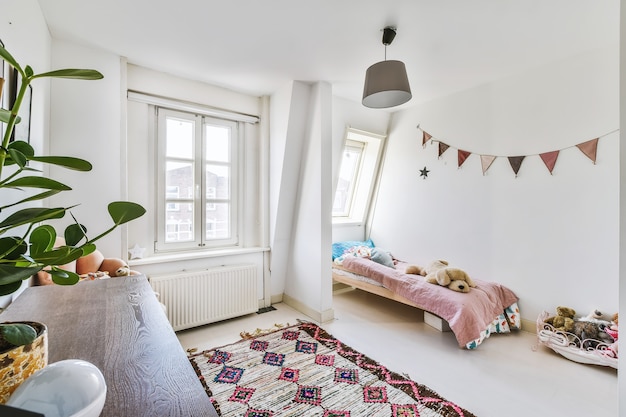 Foto lichte woonkamer in een modern luxe huis