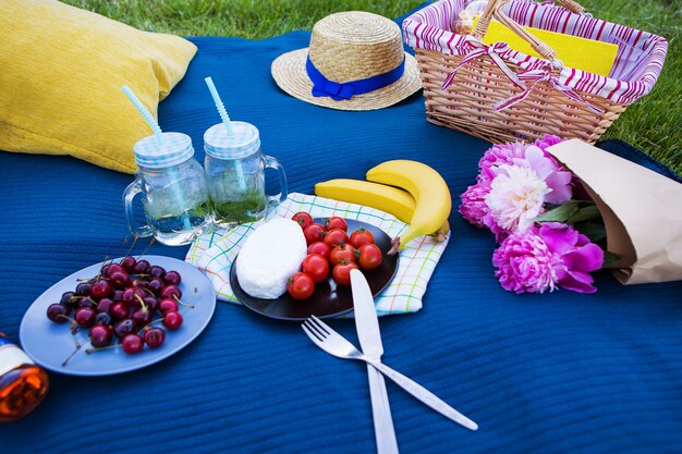 Lichte zomerpicknick