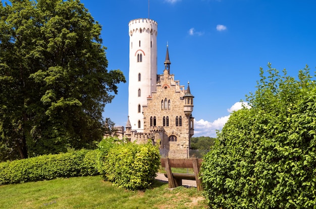 Lichtenstein Castle in summer Schwarzwald Germany