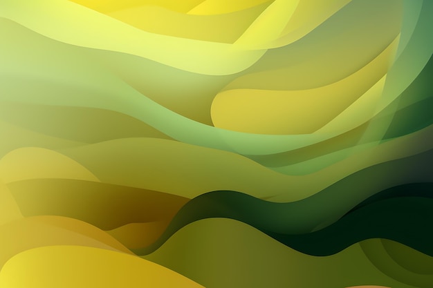 Lichtgroen Geel abstract patroon met lijnen