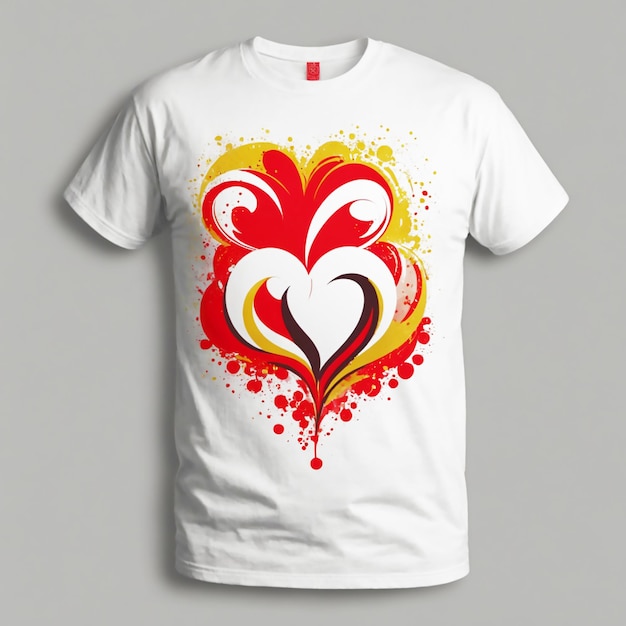 Foto liefde kussen en valentine speciale letters valentine t-shirt ontwerpen zwart wit rood man en vrouw