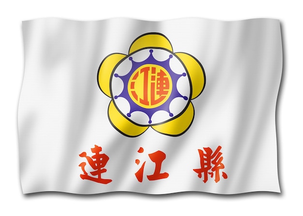 Lienchiang county flag China