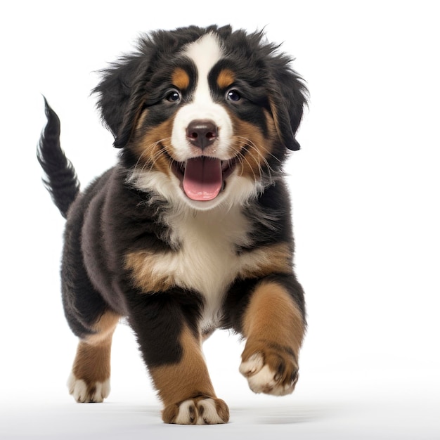 Lieve honden op een geïsoleerde witte achtergrond