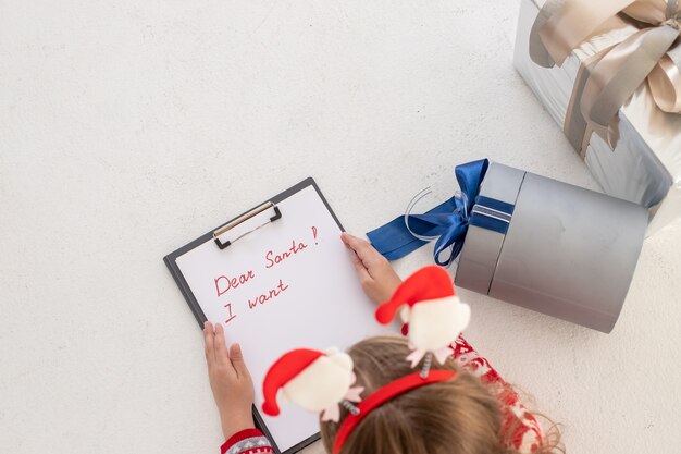 lieve kerstman brief geschreven door een kind voor Kerstmis