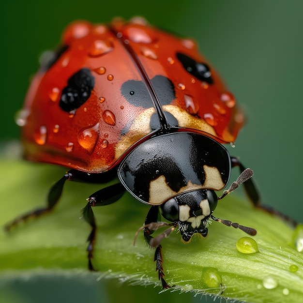 lieveheersbeestje close-up