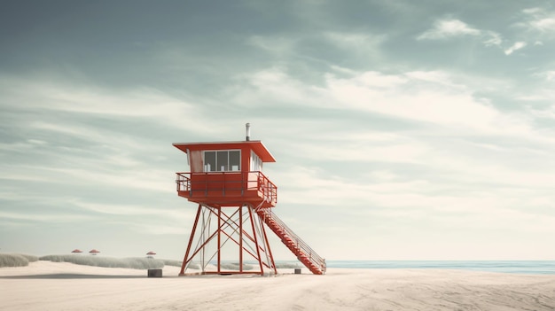 Photo life guard tower