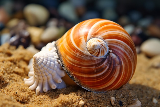 Life in a Sea shell Sea Animal photography