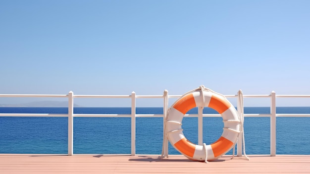 Lifebuoy on cruise