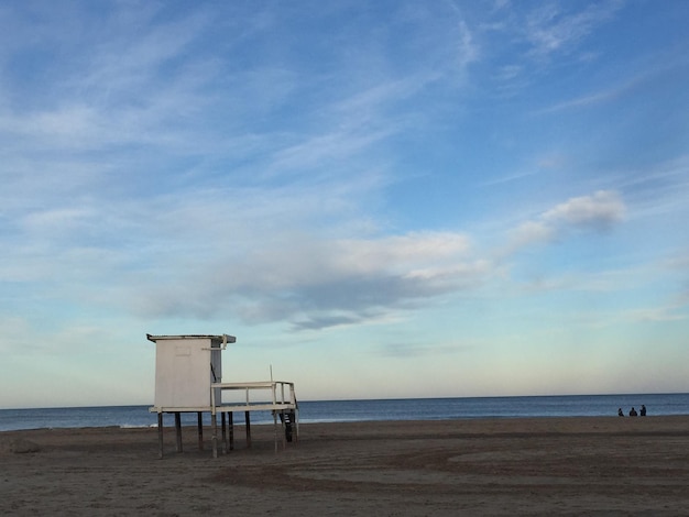 Lifeguard post on the Argentine Atlantic coast