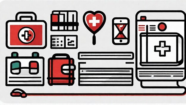 Photo lifesaving emergency medicine procedures